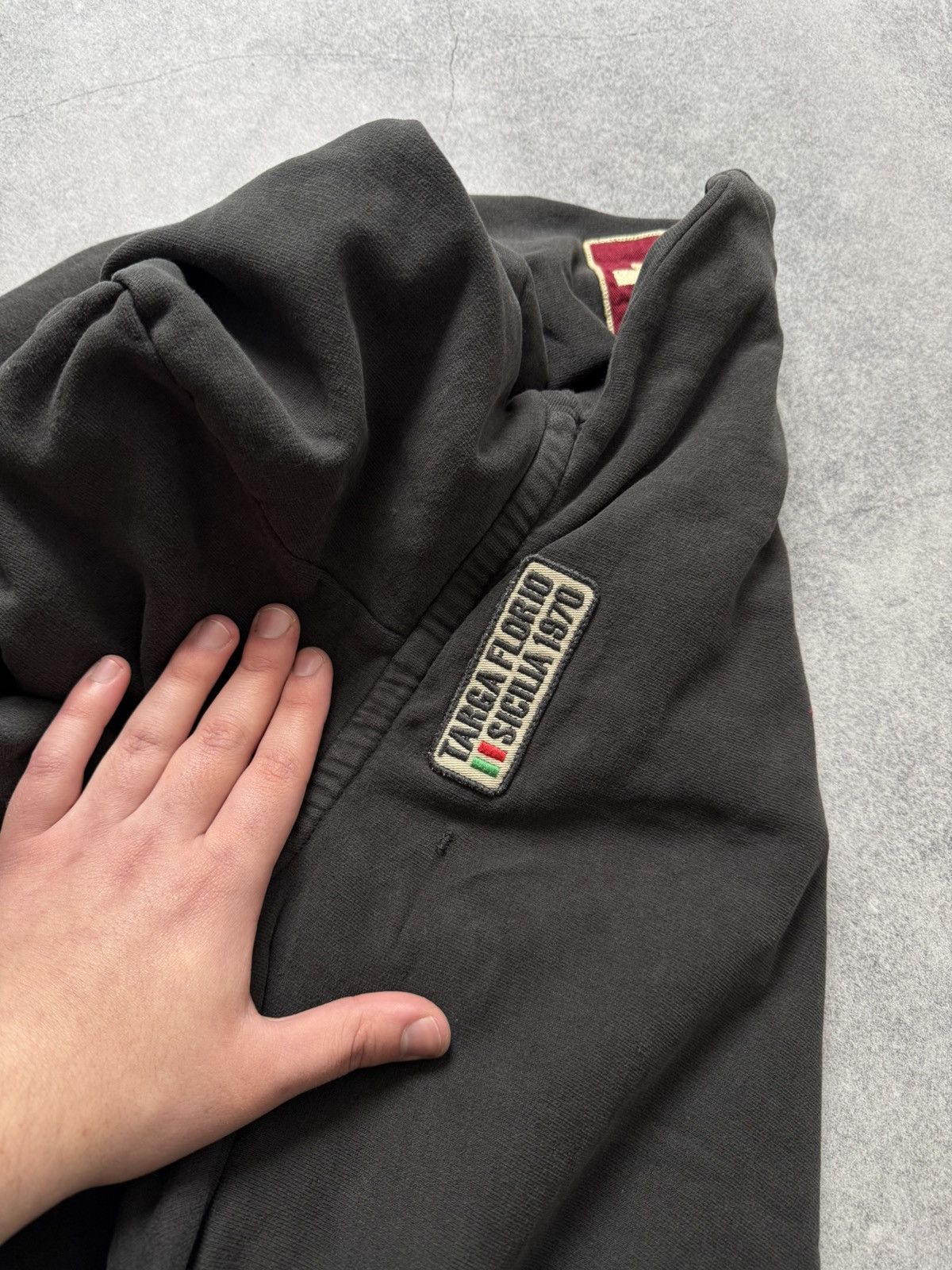 Vintage Vintage Warson Motors big logo zip-hoodies mens grey Size US S / EU 44-46 / 1 - 9 Thumbnail