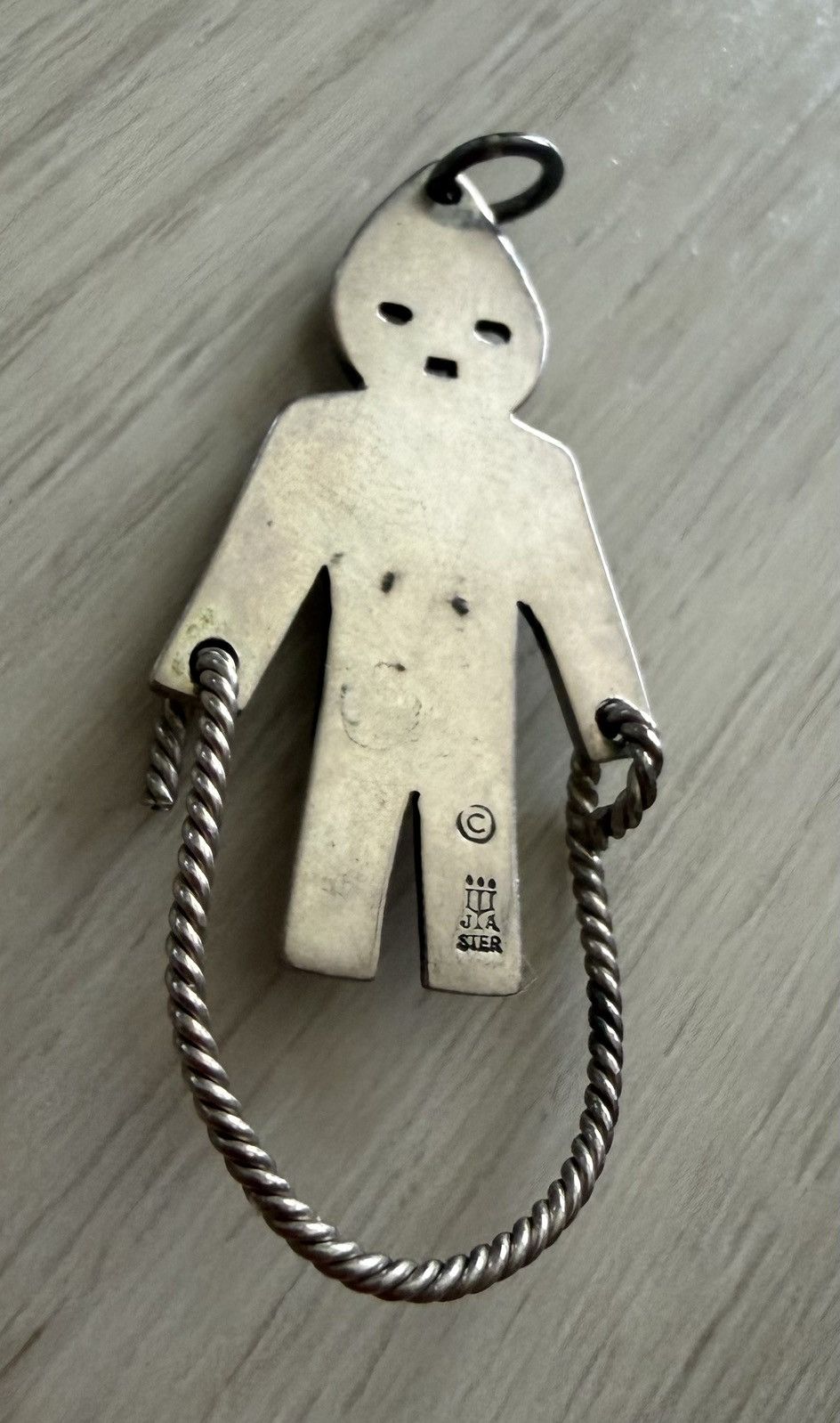 Vintage Rare Retired James Avery Sterling Silver 925 Gnome Charm Size ONE SIZE - 2 Thumbnail
