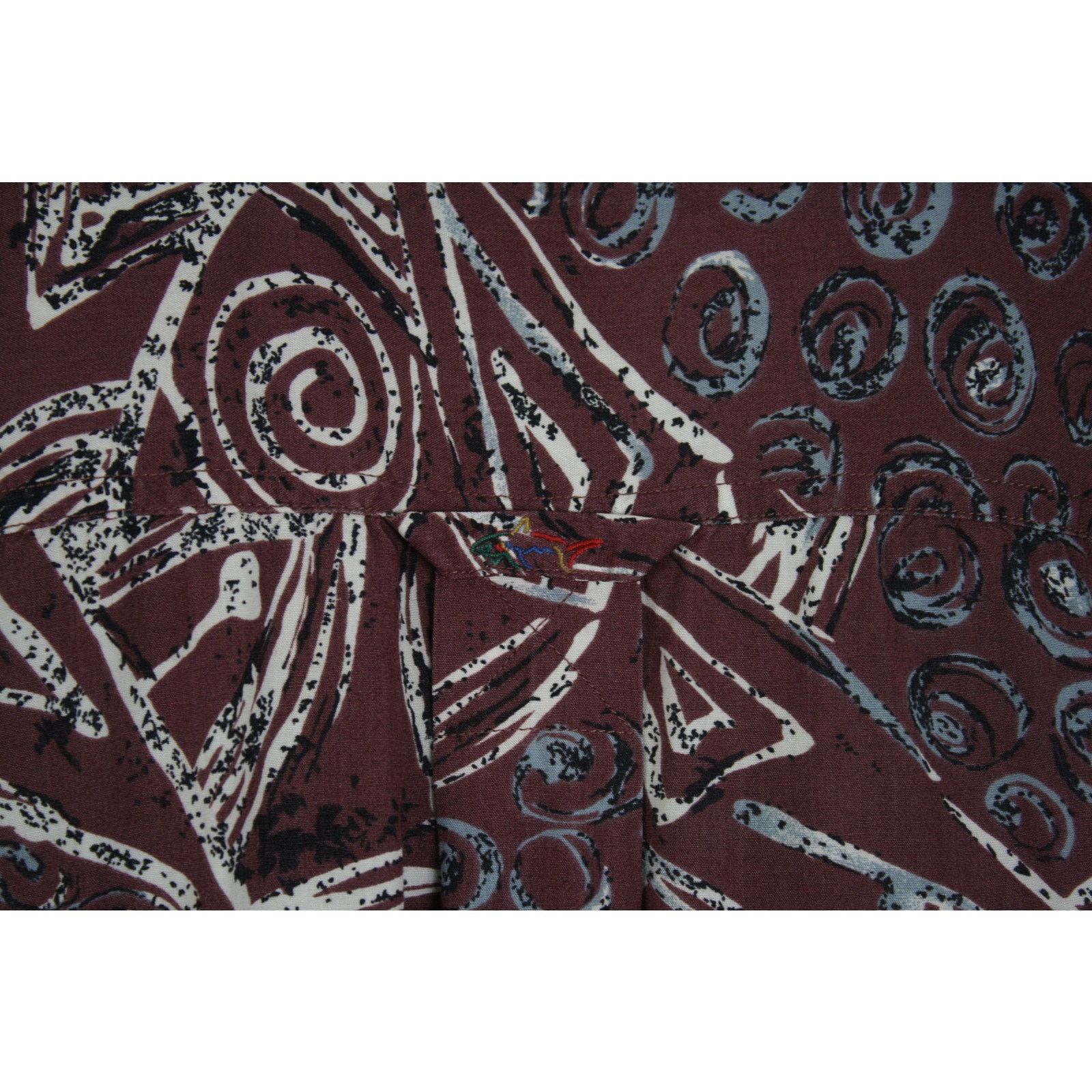 Greg Norman × Vintage Vintage Greg Norman Abstract Print 1/2 Button Golf Polo Size US XL / EU 56 / 4 - 5 Thumbnail