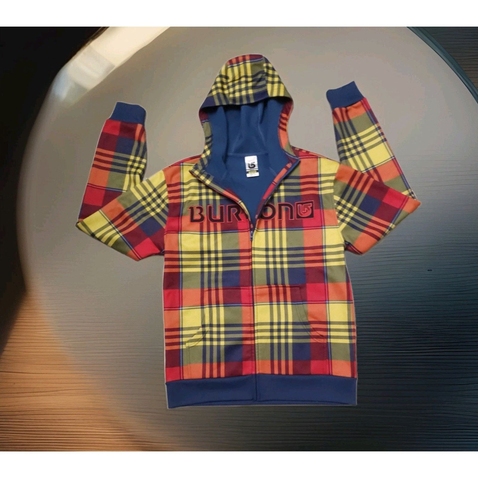 Burton BURTON SNOWBOARDS DRYRIDE Hoodie Fleece Lined Plaid S Size US S / EU 44-46 / 1 - 3 Thumbnail