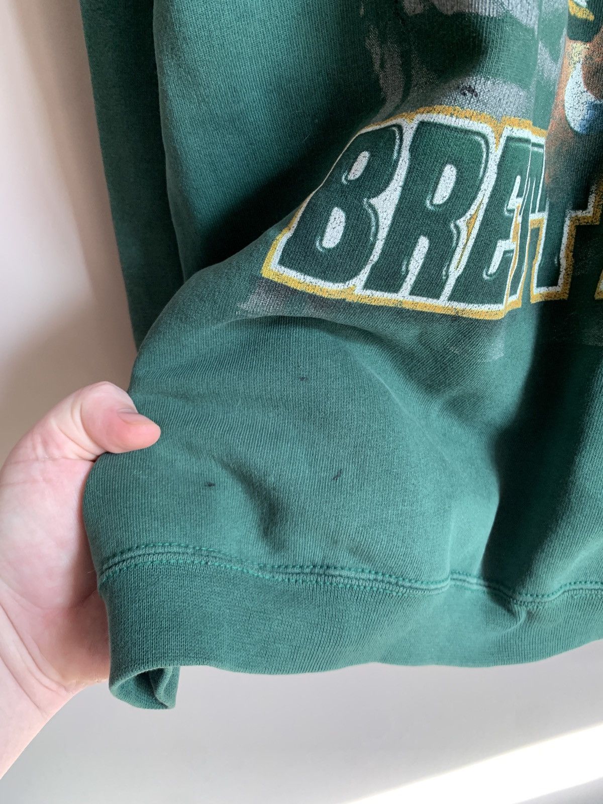 NFL × Starter × Vintage Green Bay Packers Brett Favre Sweatshirt Starter Vintage XL Size US XL / EU 56 / 4 - 9 Thumbnail