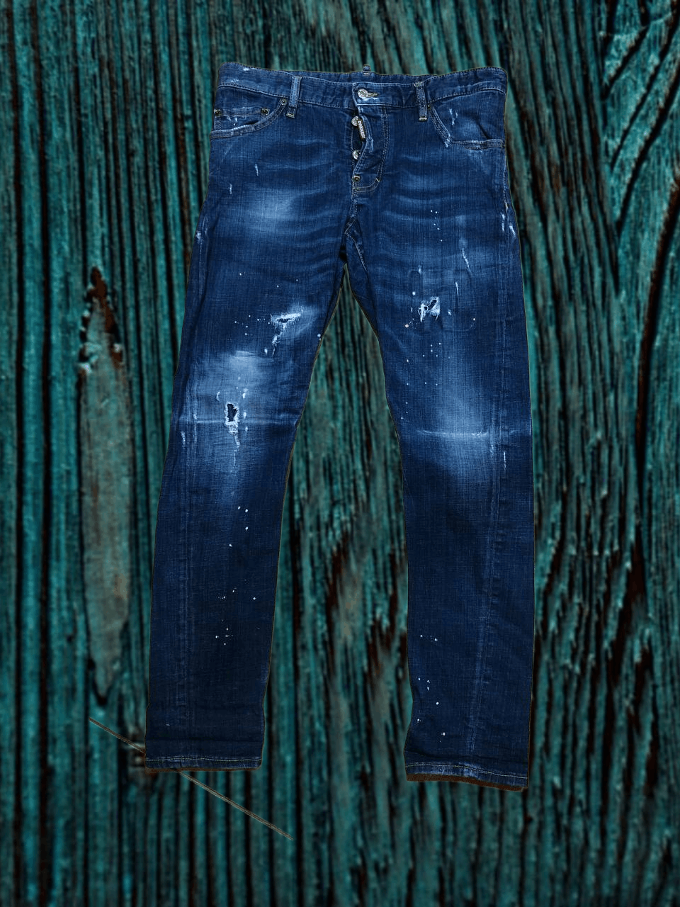 Dsquared2 DSQUARED2 Distressed TIDY BIKER JEAN Dan Dean Jeans Pants Size US 32 / EU 48 - 1 Thumbnail