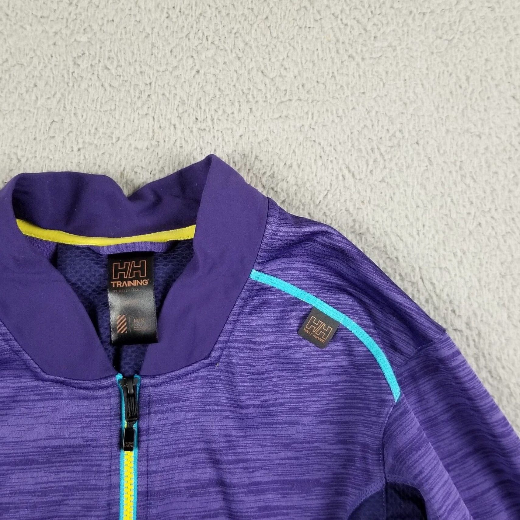 Helly Hansen Helly Hansen Training Jacket Womens Medium Purple Crop Long Sleeve Ski Coat Size M / US 6-8 / IT 42-44 - 2 Thumbnail