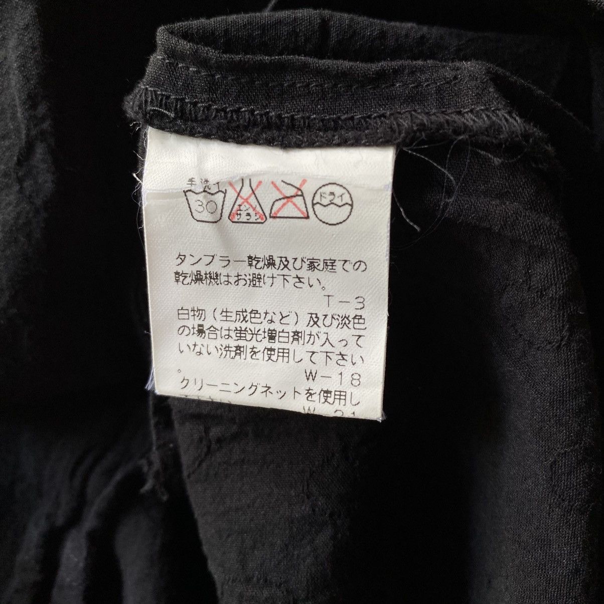 Issey Miyake Plantation Black Textured Short Sleeve Blouse Size S / US 4 / IT 40 - 11 Thumbnail