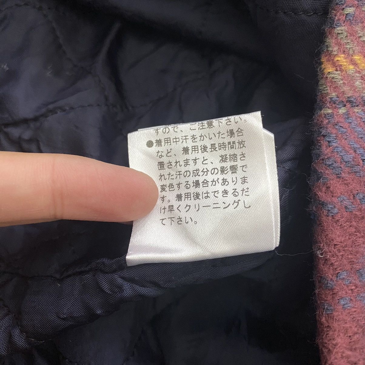 Mademoiselle Non Non MADEMOISELLE NON NON Check Tartan Button Up Wool Parka Size M / US 6-8 / IT 42-44 - 7 Thumbnail