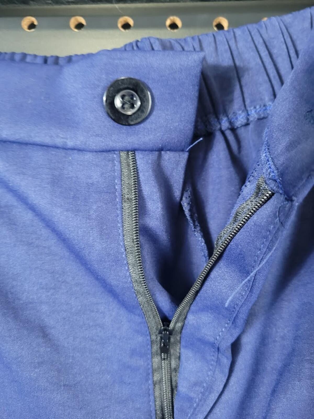 The Unbranded Brand Stylish Blue Cargo Pants with Elastic Waistband - XL Size US 36 / EU 52 - 3 Thumbnail
