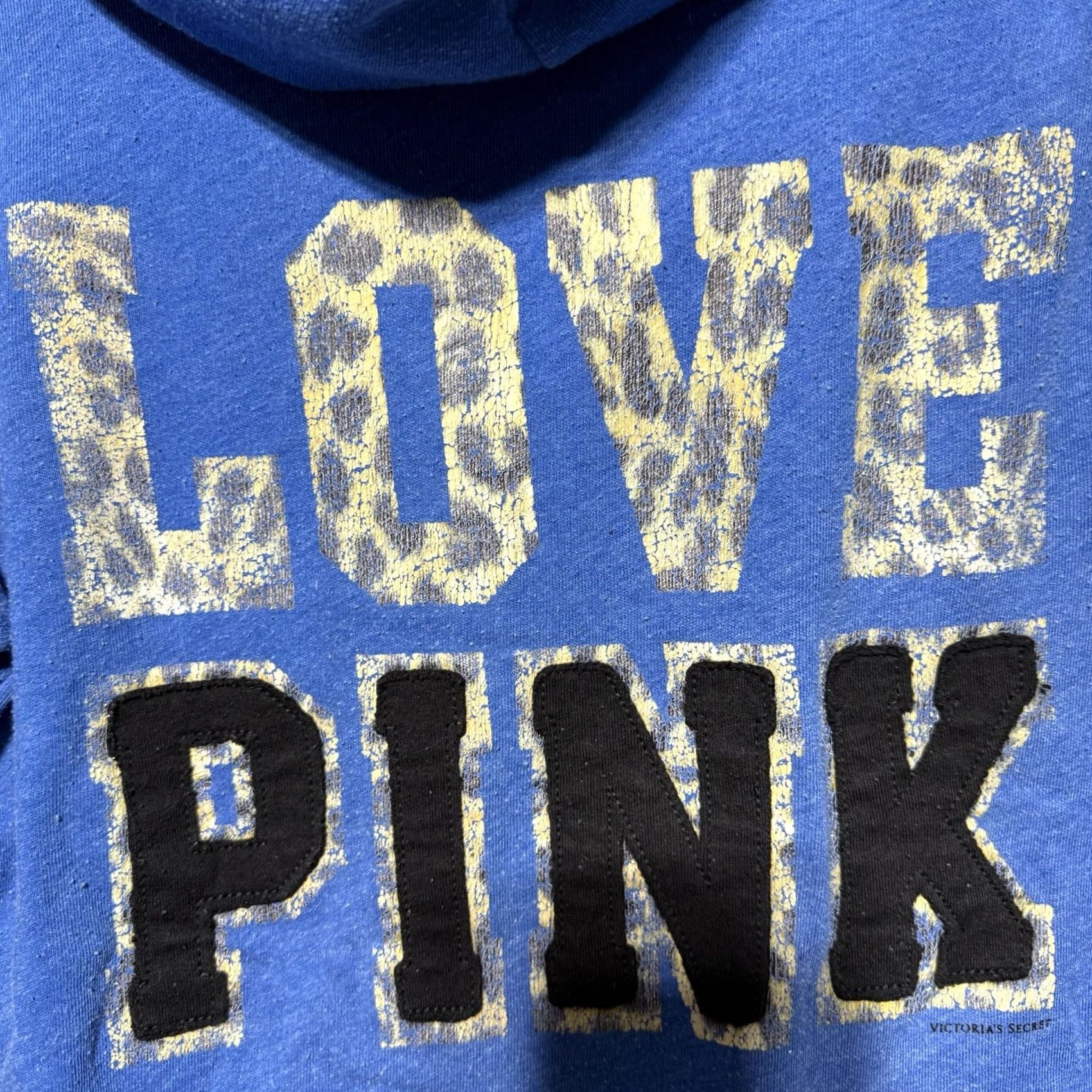 Victoria's Secret VINTAGE? No. Pink by Victoria Secret Women’s Blue Zip up Hooded Sweatshirt L Womens Blue Full Zip Hooded Sweatshirt Victoria's Secret Activewear 90s? Size L / US 10 / IT 46 - 3 Thumbnail