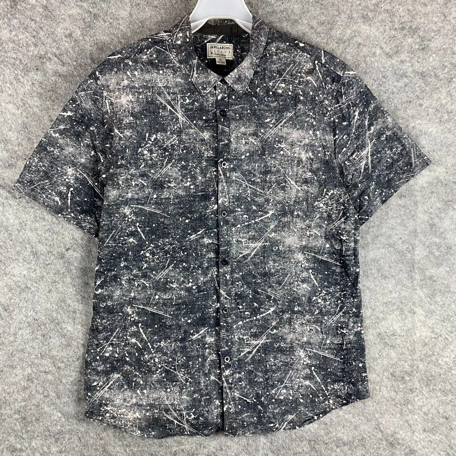Billabong Billabong Button Up Shirt XL Men's Short Sleeve Cotton Size US XL / EU 56 / 4 - 1 Thumbnail