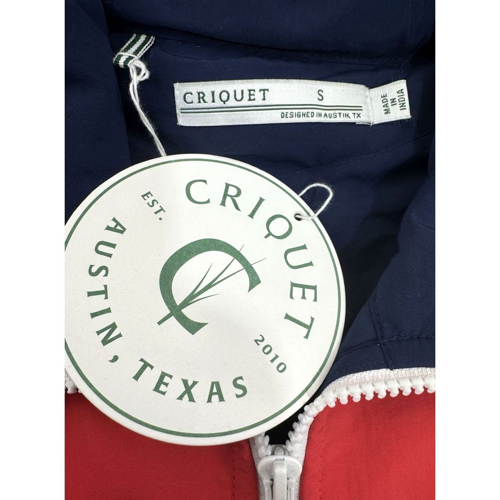 Vintage CRIQUET Jacket S Adult Blue / Red / White Quilted Embroidered Ski Theme 2022 Nylon Jacket Shirt Size US S / EU 44-46 / 1 - 6 Thumbnail