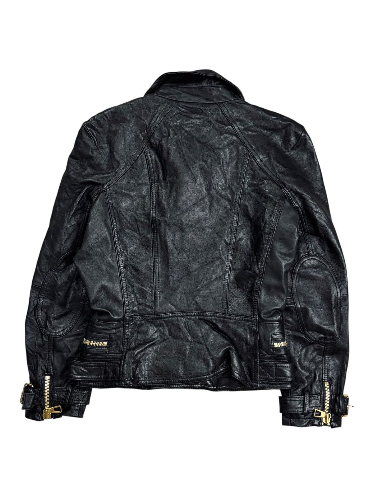 Balmain Archive Balmain by Decarnin x H&M - Leather Jacket Size XS / US 0-2 / IT 36-38 - 7 Thumbnail