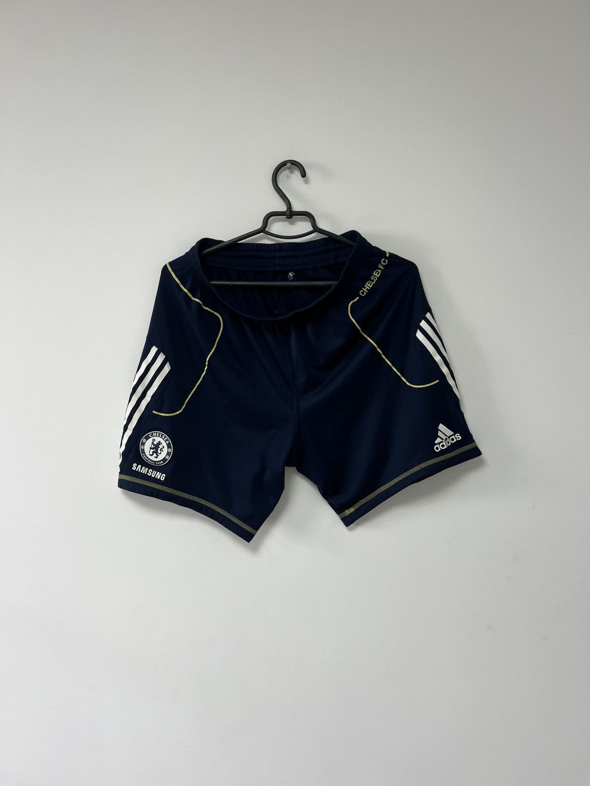 Adidas Chelsea 2010/11 Training Football Shorts Blue Mens sz S Size US 30 / EU 46 - 2 Thumbnail