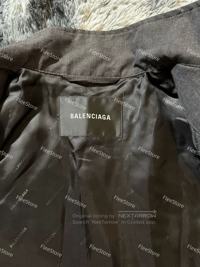 Balenciaga Balenciaga Shoulder Pad Zip Blazer Size XS / US 0-2 / IT 36-38 - 5 Thumbnail