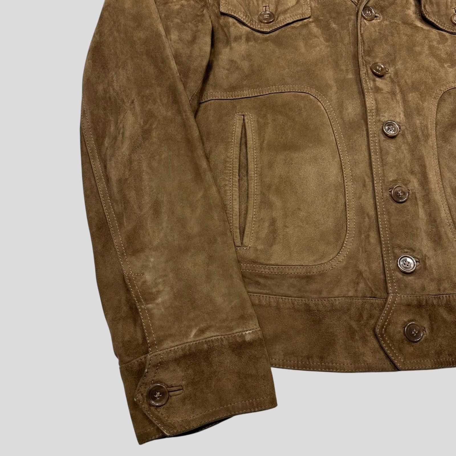 Dolce & Gabbana Dolce & Gabanna 00’s Goatskin Suede Leather Western Jacket L Size US L / EU 52-54 / 3 - 5 Thumbnail