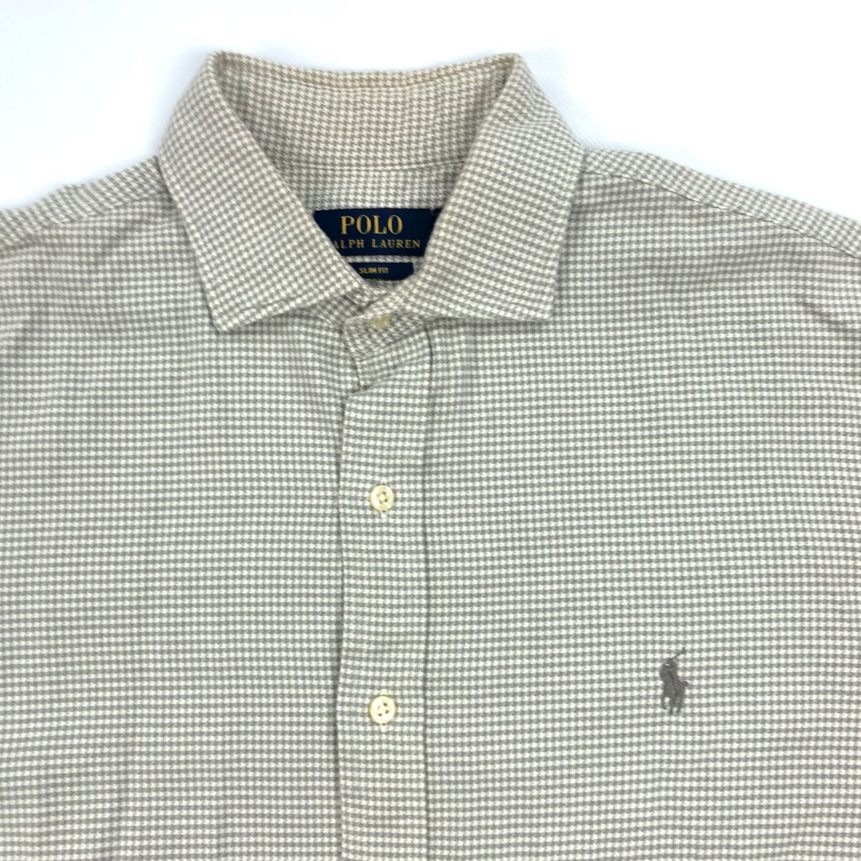 Ralph Lauren Ralph Lauren Shirt Mens Large Slim Fit Houndstooth Long Sleeve Button Size US L / EU 52-54 / 3 - 3 Thumbnail