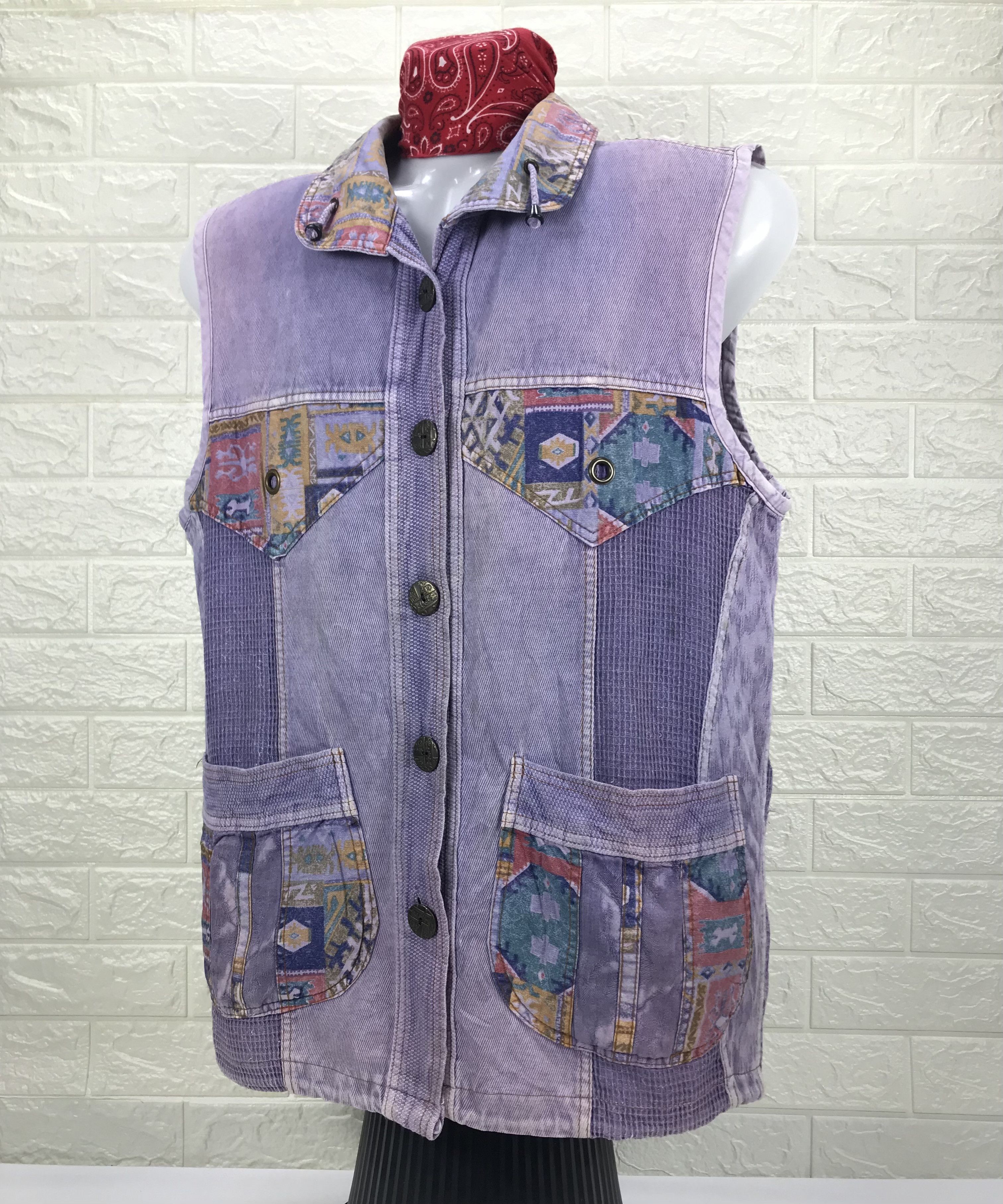 Japanese Brand Vintage Japanese Brand Art Vest Size US L / EU 52-54 / 3 - 3 Thumbnail