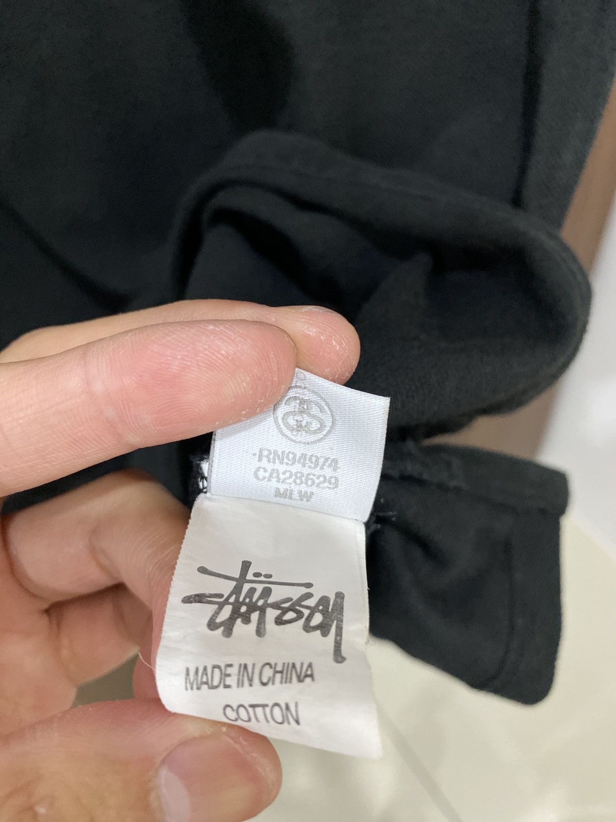 Stussy Stüssy Dark/Black Contrast Collar Polo Shirt l Size US S / EU 44-46 / 1 - 5 Thumbnail