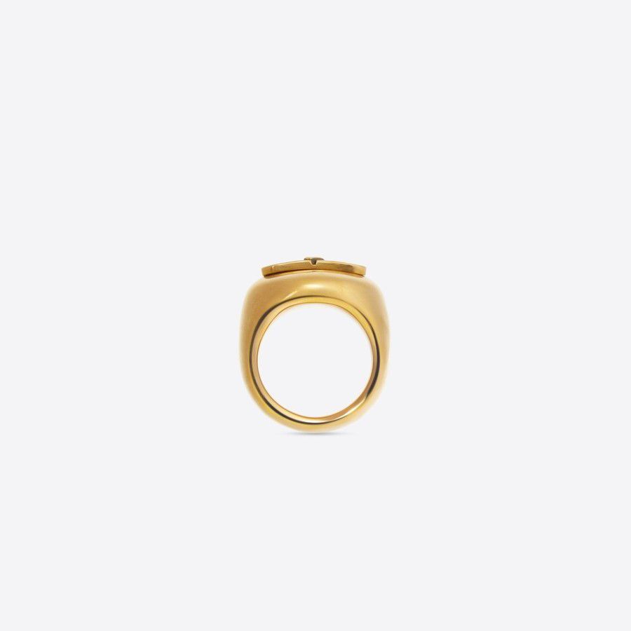 Balenciaga o1tr1nto0725 Size: 52 / BB Icon Ring in Gold Size ONE SIZE - 3 Thumbnail