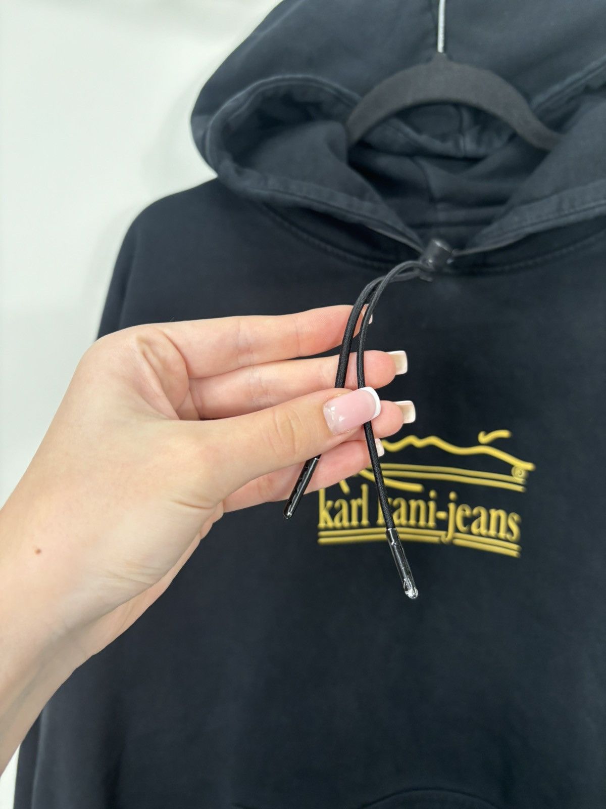 Karl Kani Vintage Karl Kani Jeans Y2K Hype Big Logo Baggy Black Hoodie Size US L / EU 52-54 / 3 - 4 Thumbnail