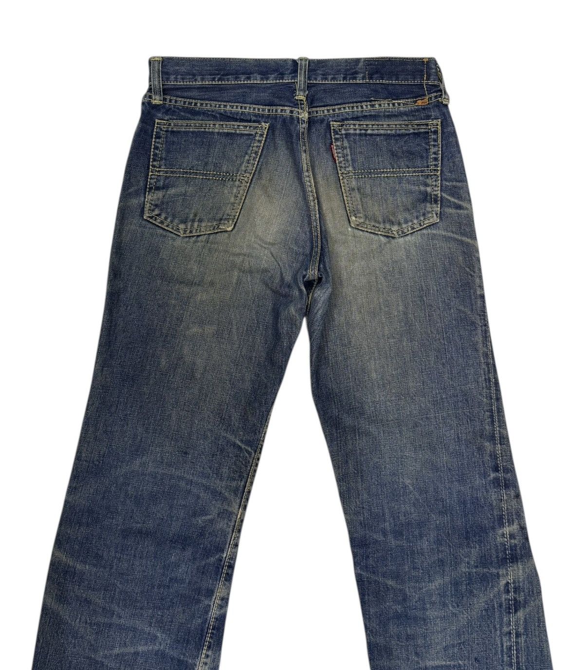 Kapital Vintage Big Stone Talon Zip Distressed Denim Jeans Size US 30 / EU 46 - 6 Thumbnail