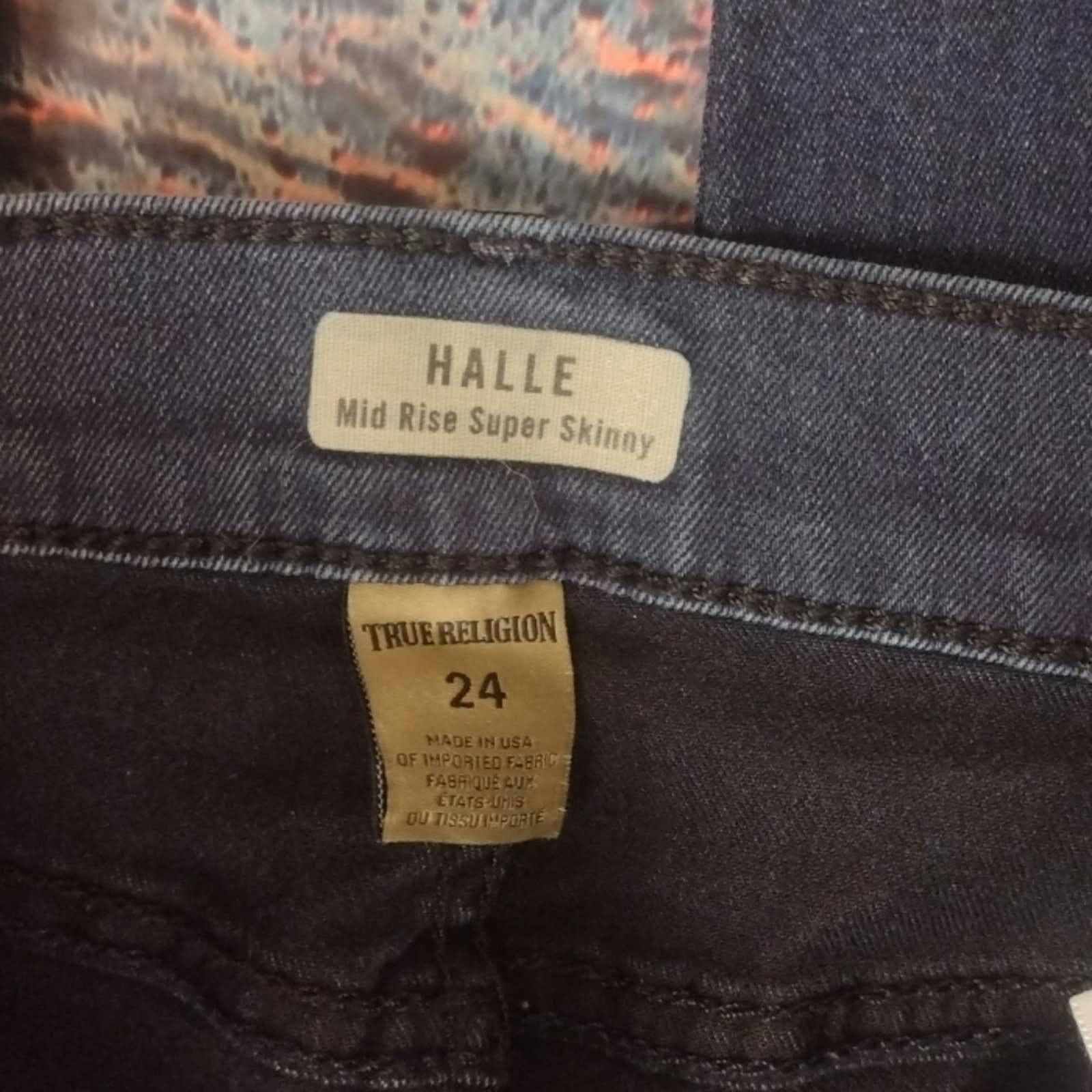 True Religion True religion Halle super skinny jeans size 24 Size 24" / US 00 / IT 34 - 3 Thumbnail