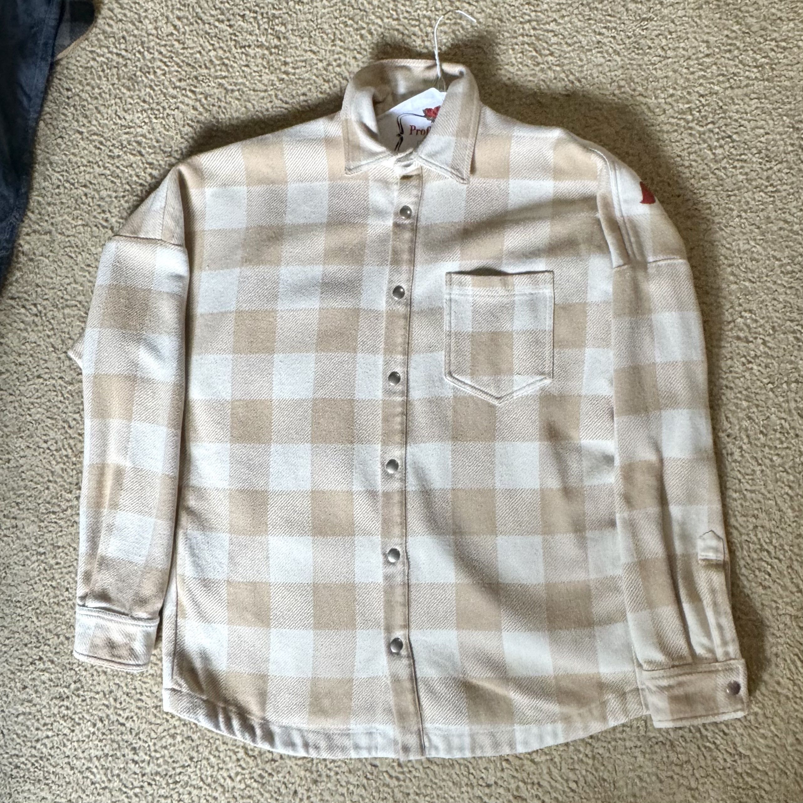 Palm Angels Palm Angels Checked Logo All Over Shirt Jacket Size US M / EU 48-50 / 2 - 1 Thumbnail