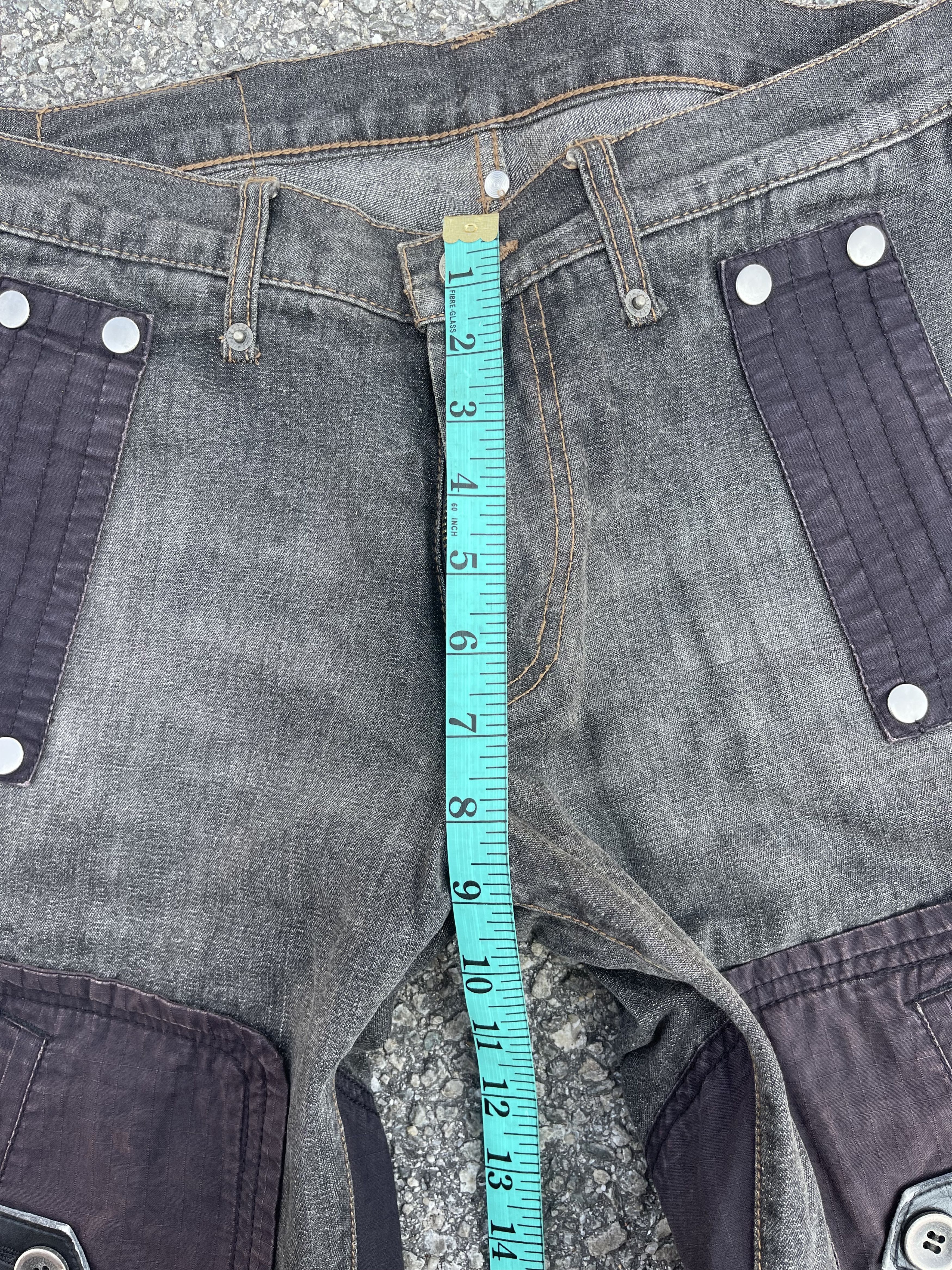If Six Was Nine × Le Grande Bleu (L.G.B.) × PPFM Vintage PPFM Knee Pocket Faded Style Size US 30 / EU 46 - 8 Thumbnail