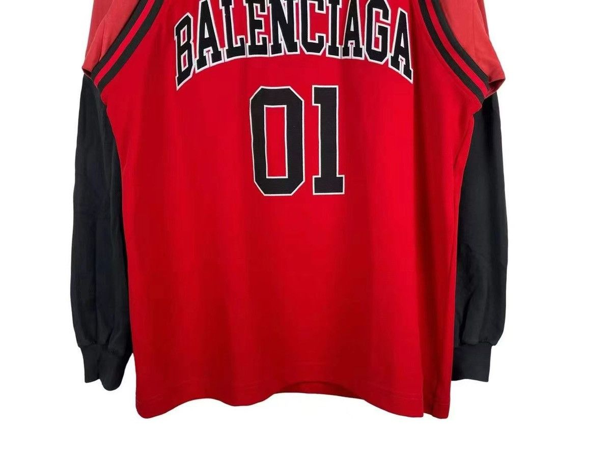Balenciaga Balenciaga SS25 Layered Jersey Long-Sleeves Size US L / EU 52-54 / 3 - 4 Thumbnail
