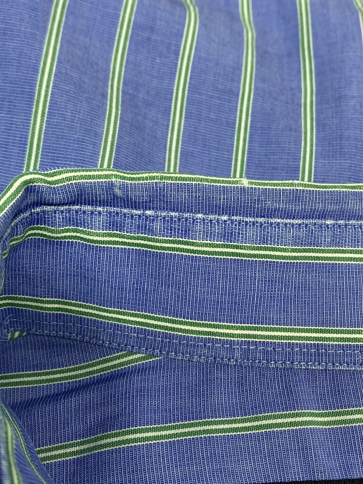 Christian Dior Monsieur Vintage Christian Dior Striped Short Sleeve Shirt Size US L / EU 52-54 / 3 - 13 Thumbnail
