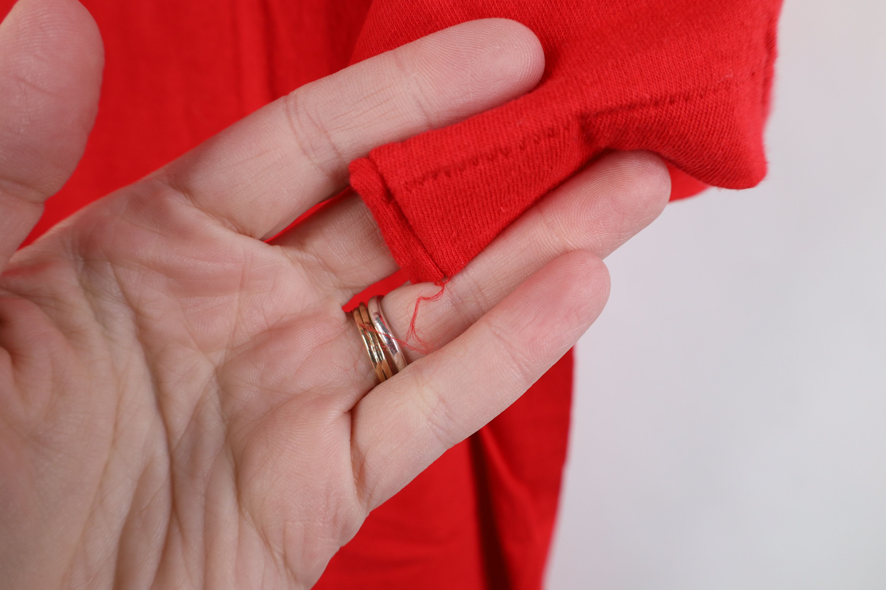 Hanes Vintage 80s 90s Hanes Short Sleeve T-Shirt Cotton Red USA Size US XL / EU 56 / 4 - 4 Thumbnail