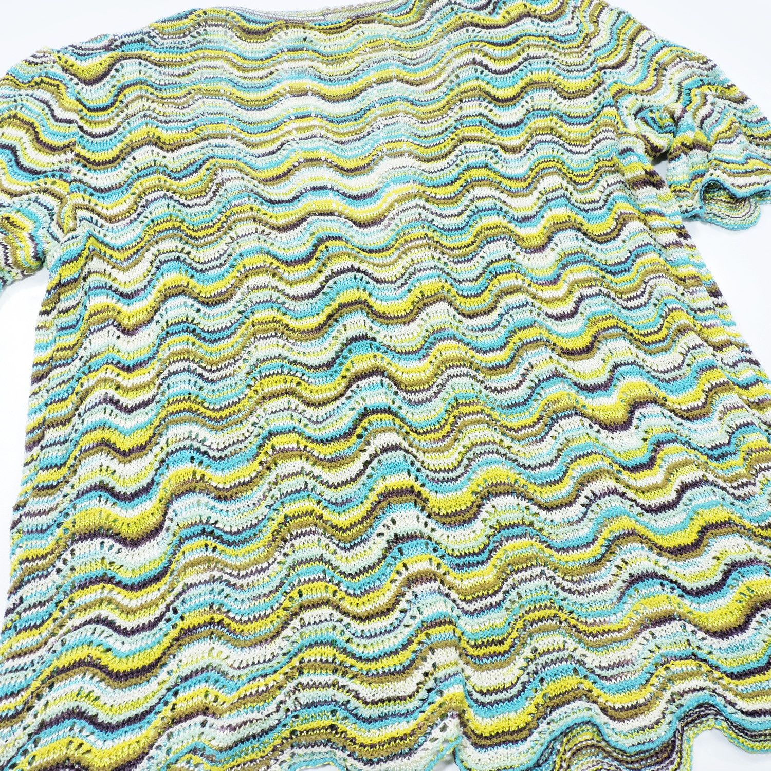 Missoni MISSONI WAVED ZIG-ZAG PATTERN KNIT CARDIGAN Size M / US 6-8 / IT 42-44 - 9 Thumbnail