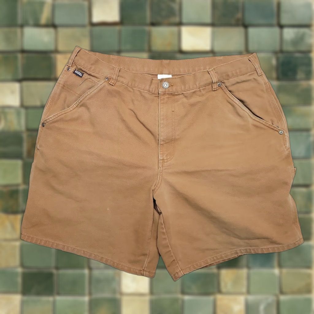 SOREL Sorel Shorts Men 38 Tan Canvas Workwear Carpenter Outdoor Utility Cotton Outdoor Cargo Pocket Pockets Cargo Style Regular Brown 38 in Men Size US 38 / EU 54 - 1 Thumbnail