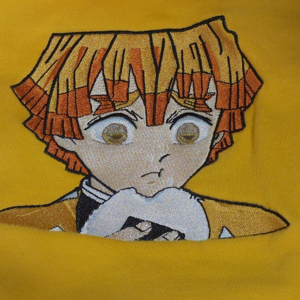 Other Independent TC S Yellow Zenitsu Demon Slayer Embroidered Ho Size US S / EU 44-46 / 1 - 4 Thumbnail