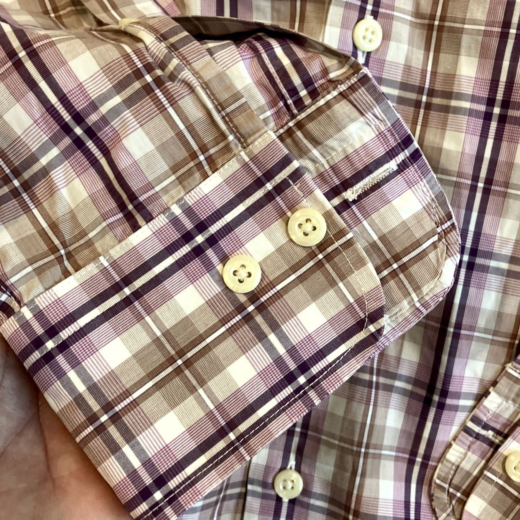 Peter Millar Peter Millar Shirt M Multicolor Plaid Long Sleeve Button-Down Cotton Regular Mens Size US M / EU 48-50 / 2 - 5 Thumbnail