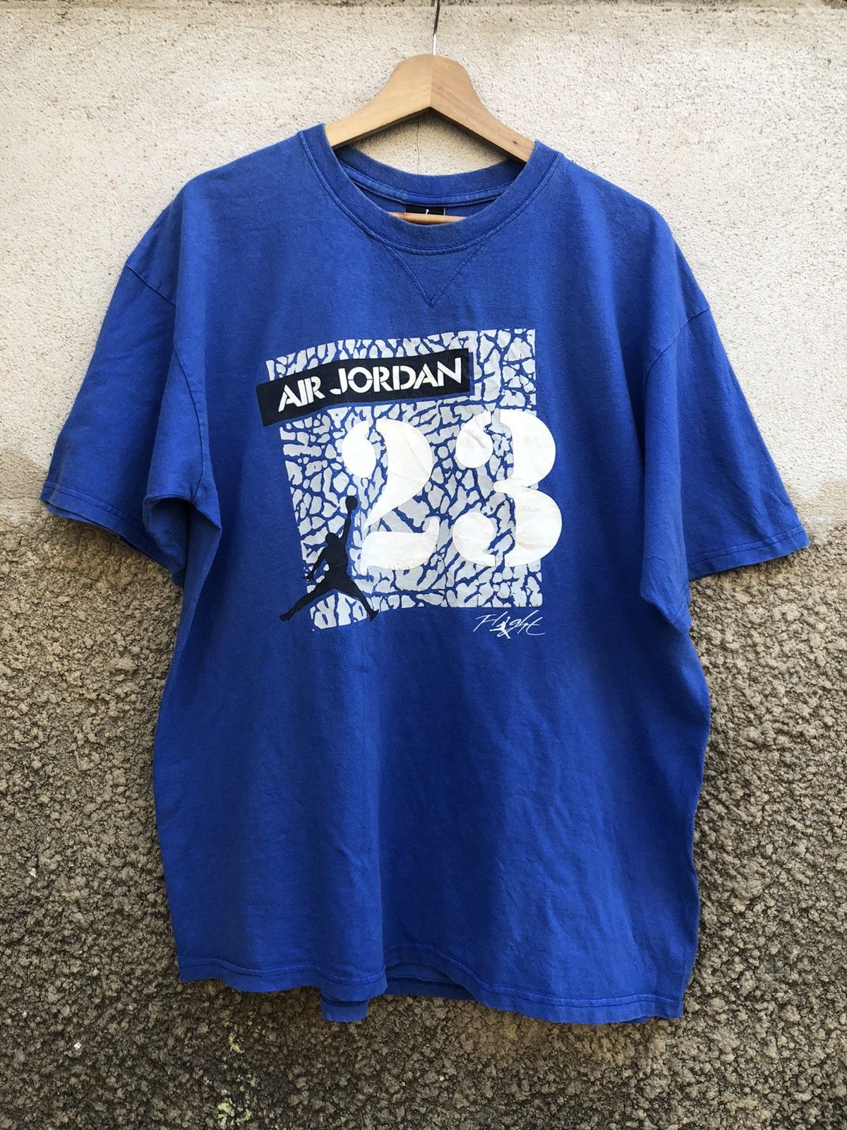 Nike × Vintage 2000s Vintage Nike Air Jordan Flight Tshirt Size US L / EU 52-54 / 3 - 1 Thumbnail