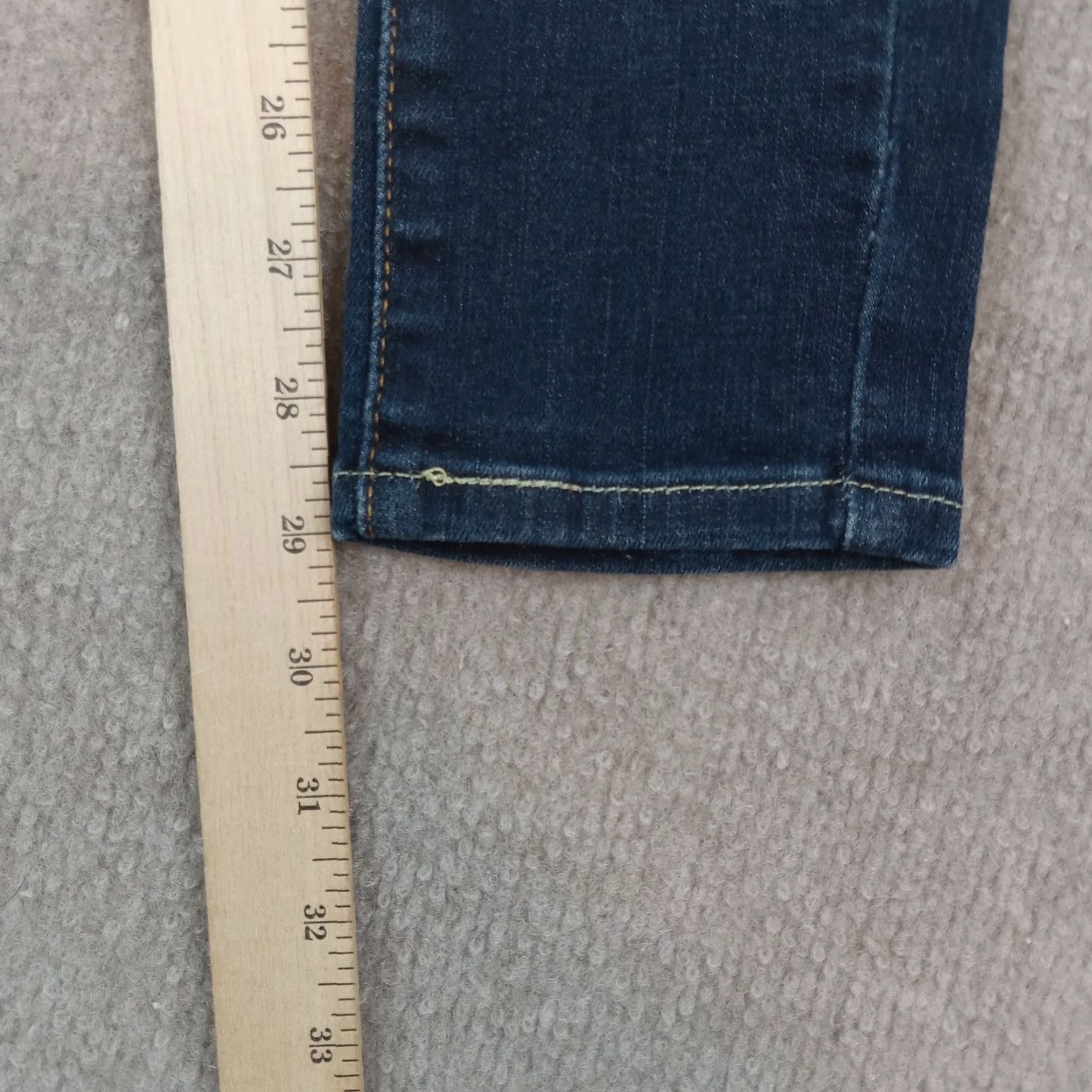 Levi's Levis Skinny Jeans Womens Size 29 Blue Denim Stretch Mid Rise Size 29" - 3 Thumbnail