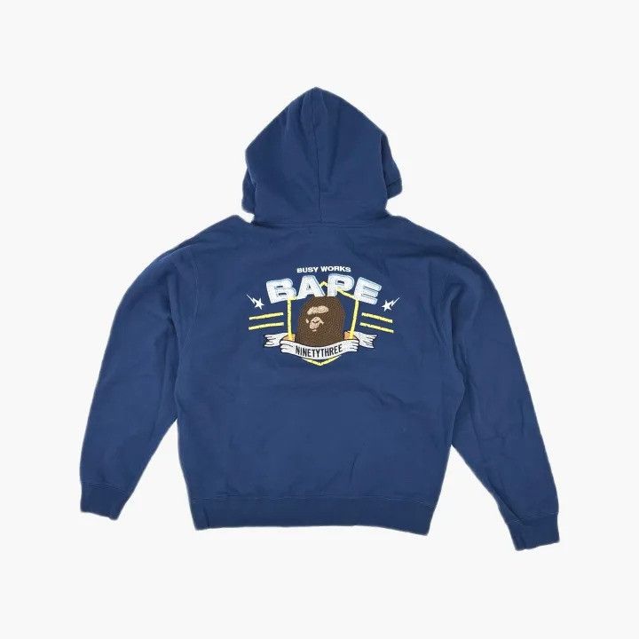 Bape BAPE Embroidered Logo Relaxed Hoodie Size US L / EU 52-54 / 3 - 2 Thumbnail