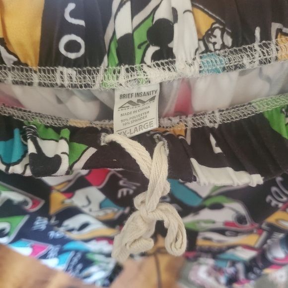 Designer Brief Insanity Snoopy Joe Cool Snoopy Cinched Sz. XXL Pajama Size 36" / US 14 / IT 50 - 4 Thumbnail