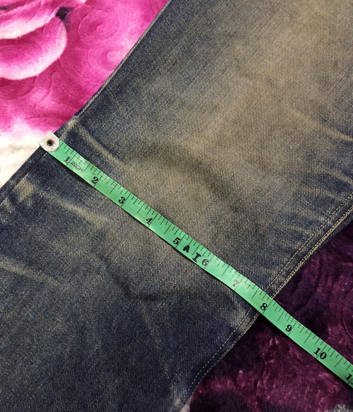 14th Addiction Changing times biker punk flare distressed denim Size US 31 - 11 Thumbnail
