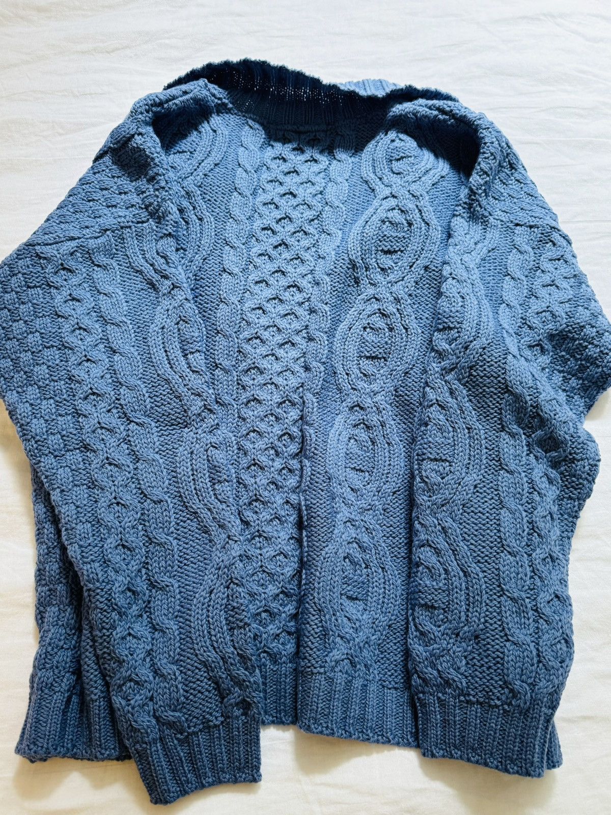 Aran Crafts Cozy Oversized Wool Zip Cardigan Size US L / EU 52-54 / 3 - 6 Thumbnail