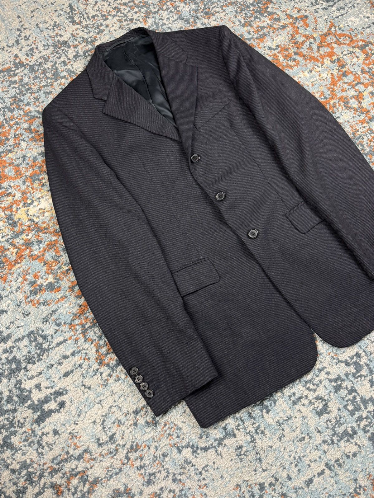 Prada Prada milano striped three button blazer Size 50R - 4 Thumbnail