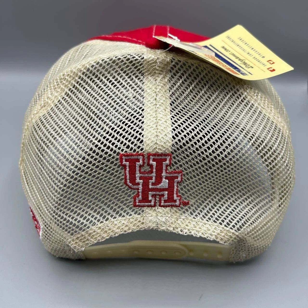 The Game Vintage Houston Cougars Trucker Hat Men Red NCAA Snap Back Size ONE SIZE - 5 Thumbnail