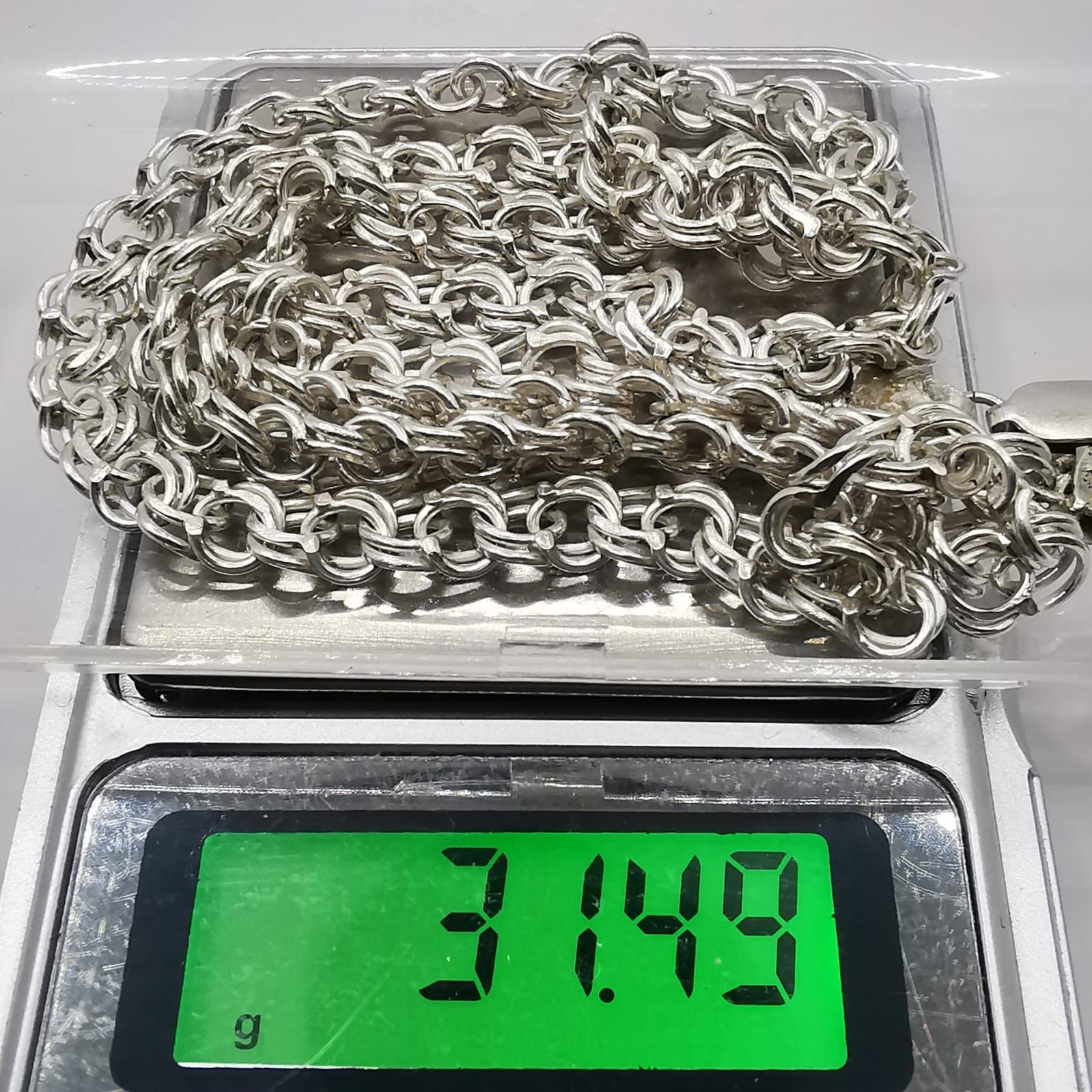 Sterling Silver Vintage Chain, Jewelry , 925 Sterling Silver 31,49g Size ONE SIZE - 3 Thumbnail