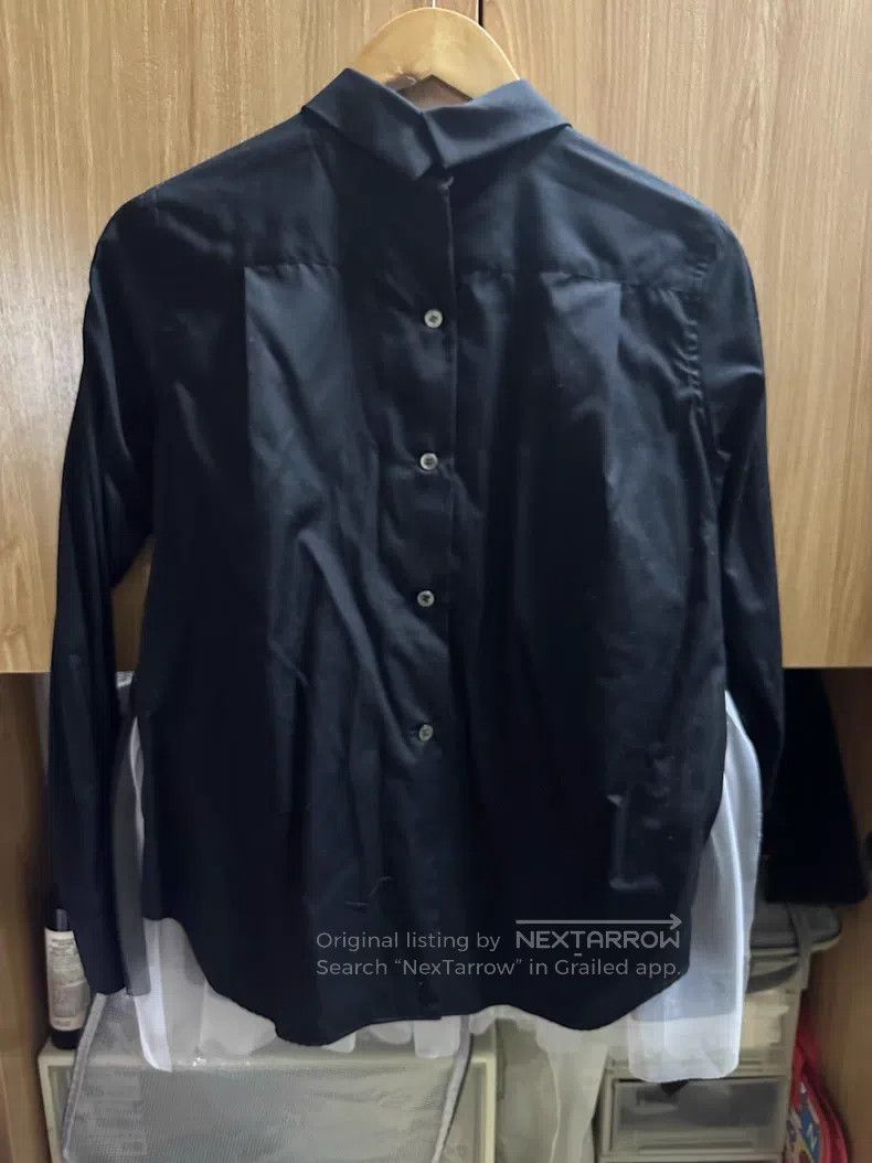 Comme des Garcons Comme Des Garcons Black and White Layered Shirt Size XS / US 0-2 / IT 36-38 - 2 Thumbnail