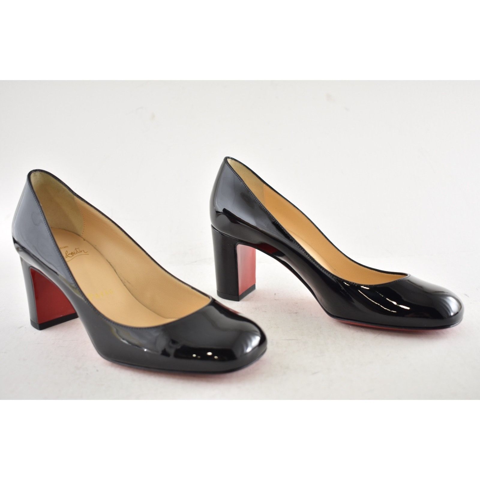 Christian Louboutin Christian Louboutin Cadrilla 70 Patent Block Heel Pump 35 Size US 5 / IT 35 - 4 Thumbnail