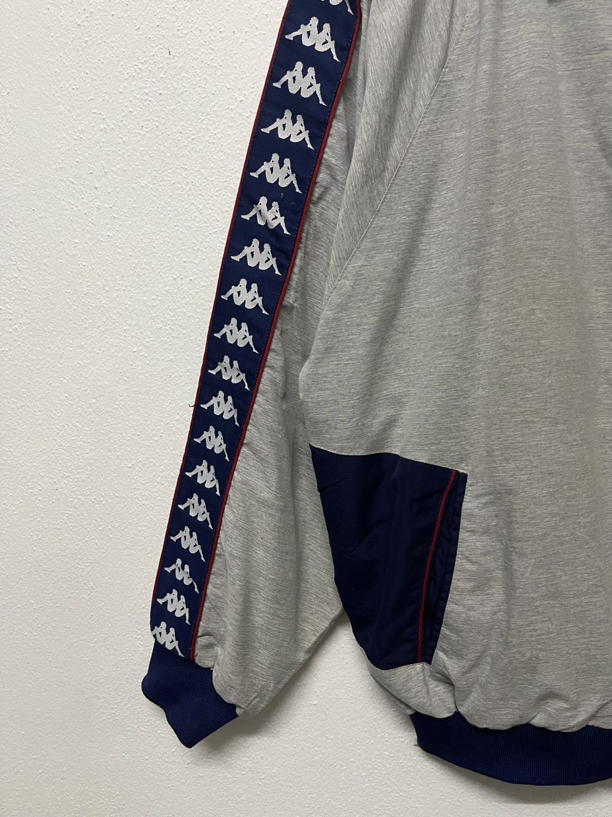 Kappa × Vintage 90s KAPPA SIDETAPE TRACKTOP LIGHT JACKET OG DESIGN Size US L / EU 52-54 / 3 - 8 Thumbnail
