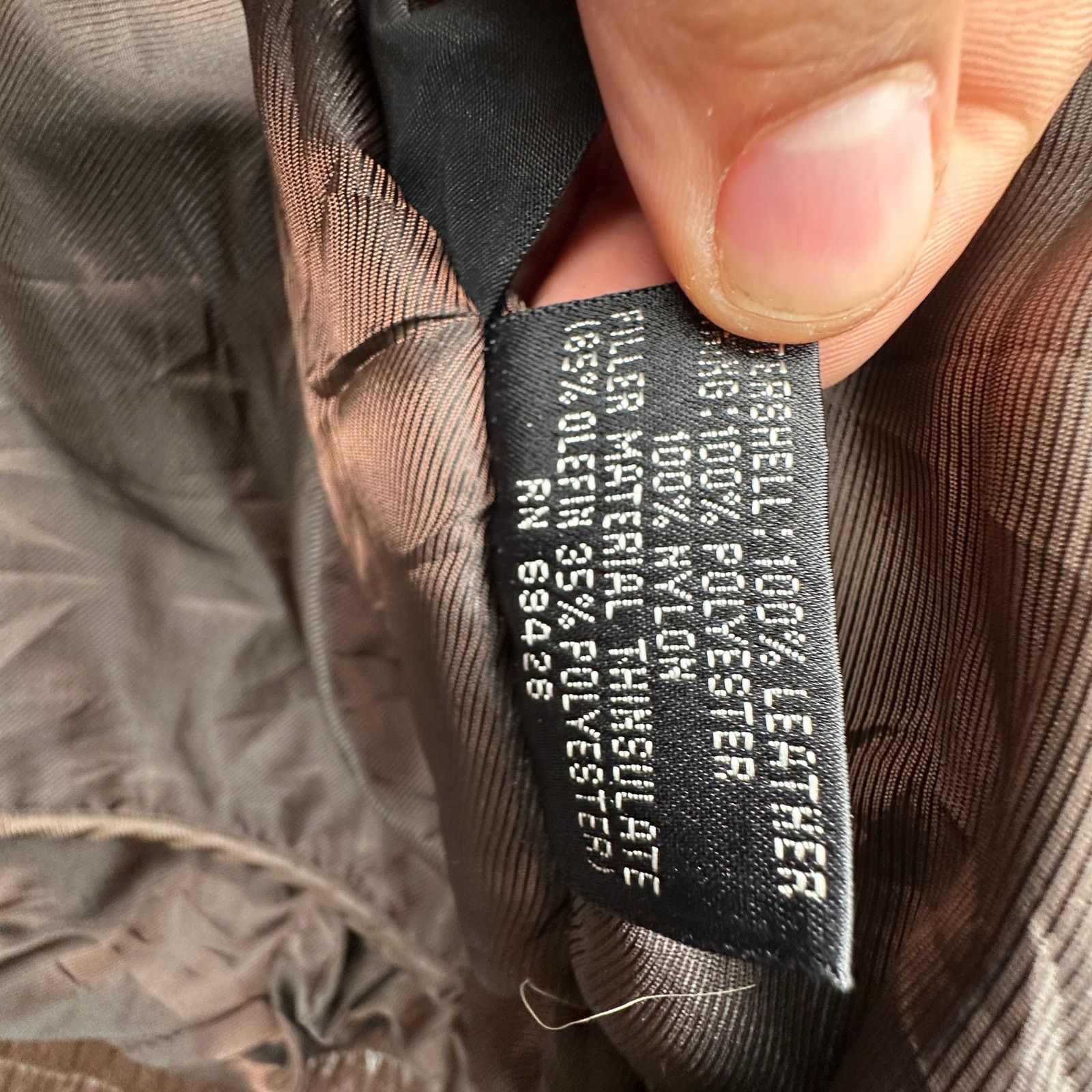 Wilsons Leather Wilsons Thinsulate Zip Jacket Mens Large Lined Brown Size US L / EU 52-54 / 3 - 10 Thumbnail