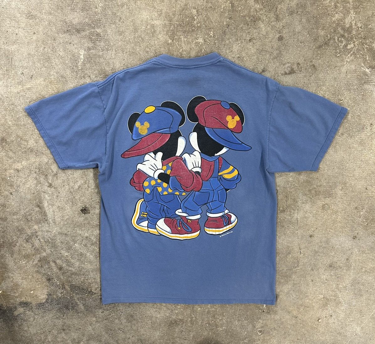 Disney Vintage 90s Disney Mickey Minnie Double Sided Florida Shirt Size US M / EU 48-50 / 2 - 2 Thumbnail