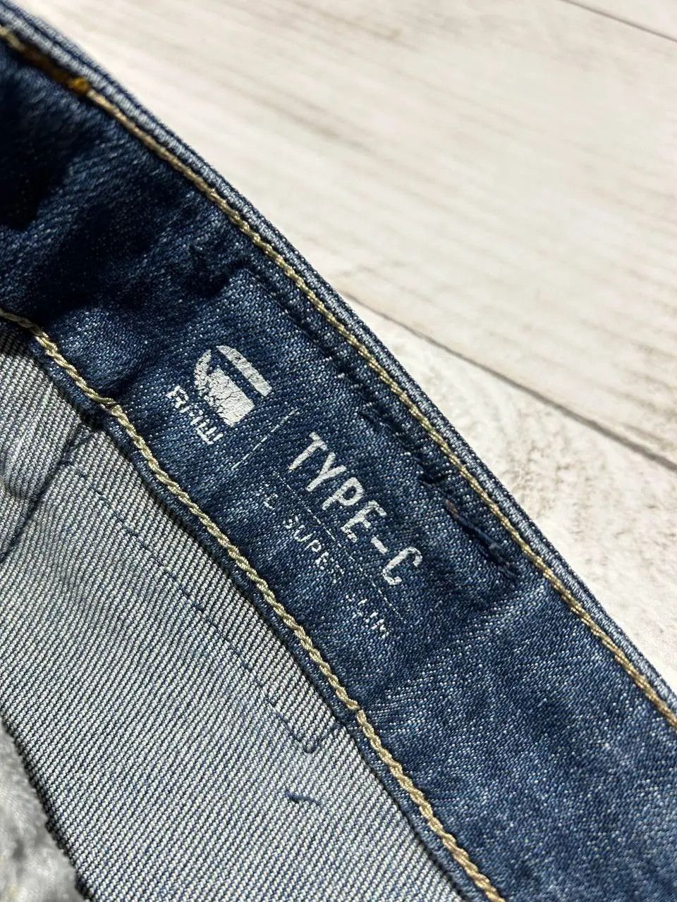 G-Star G-Star Raw Type C 3D Super Slim Denim Jeans Y2K Size US 30 / EU 46 - 13 Thumbnail