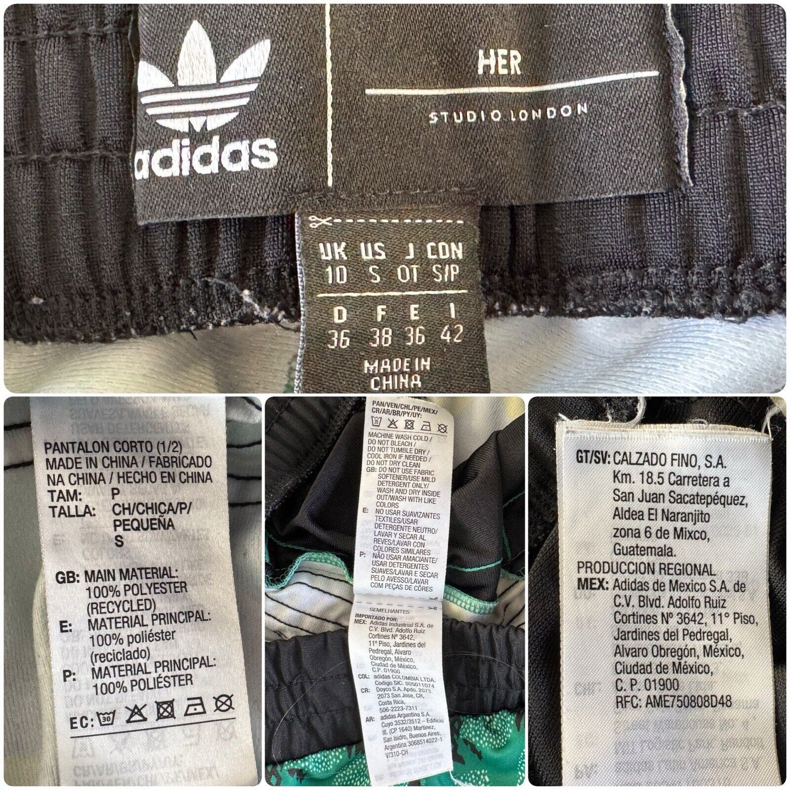 Adidas ADIDAS Originals X HER STUDIO LONDON Shorts Floral Tropic S Size 28" / US 6 / IT 42 - 9 Thumbnail