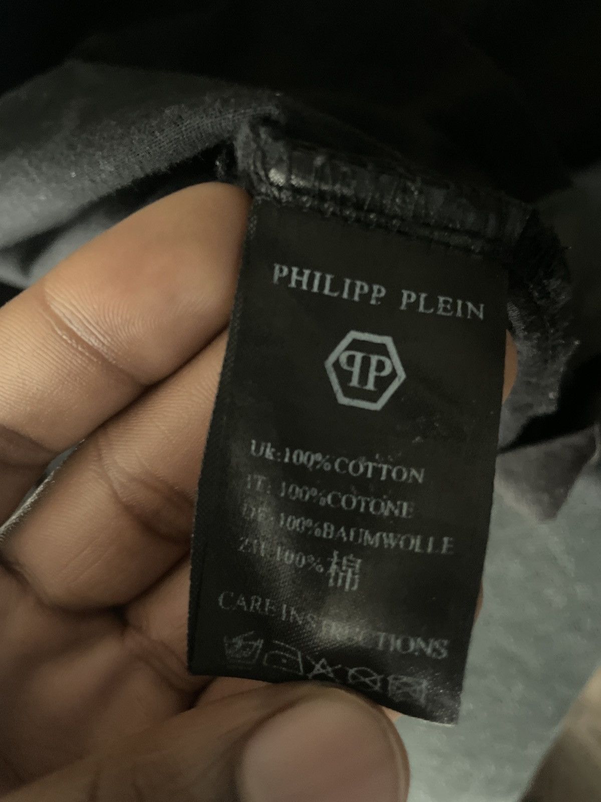 Philipp Plein × Vintage Philipp Plein Embellished Black lion T-shirt Size US XXL / EU 58 / 5 - 4 Thumbnail